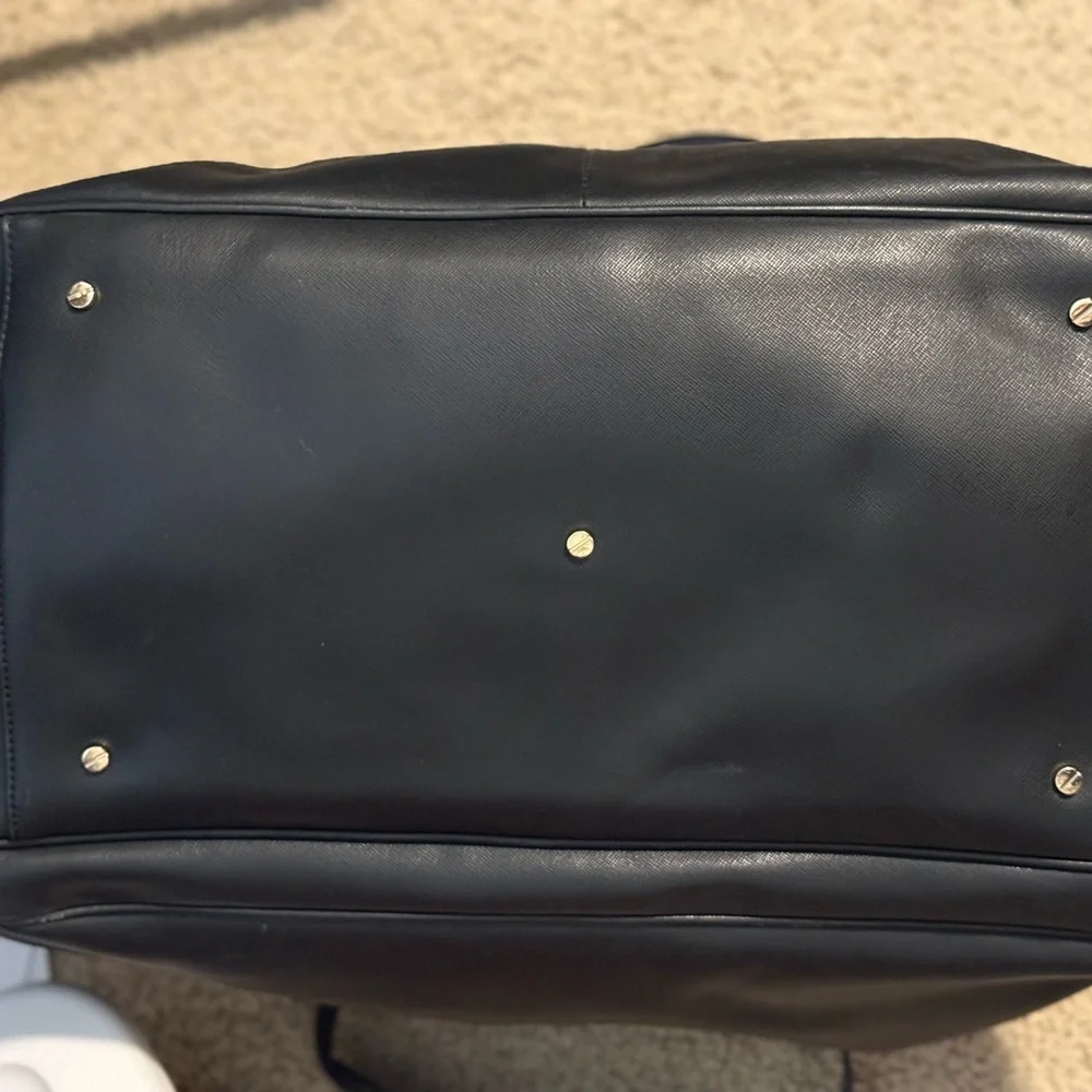 Tory Burch Black Leather Travel Bag - Picture 4 of 11